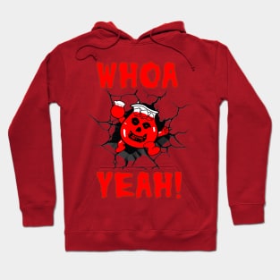 Ghoul Aid - Whoa Yeah! Crimson Ghost Mashup Red Hoodie